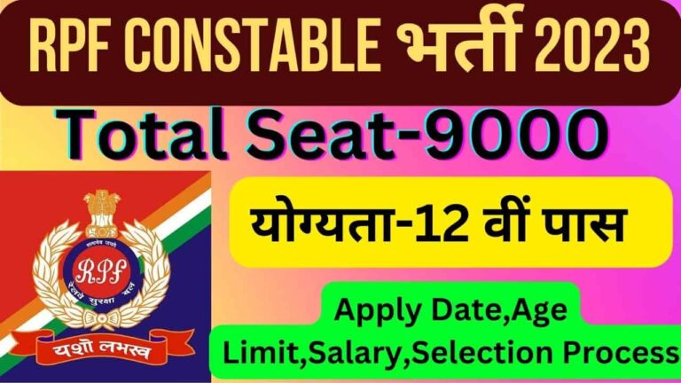 RPF Constable Recruitment 2023