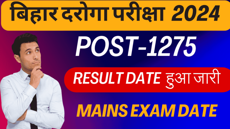 Bihar Police SI Result 2024