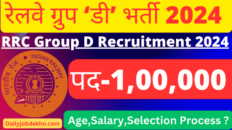 Railway Group D Vacancy 2024