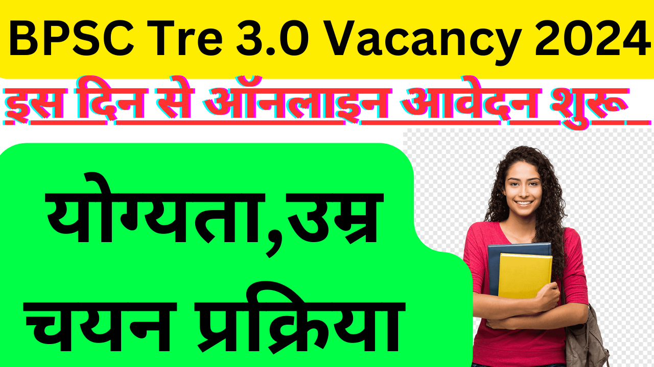 Bihar BPSC Tre 3.0 Teacher Vacancy 2024