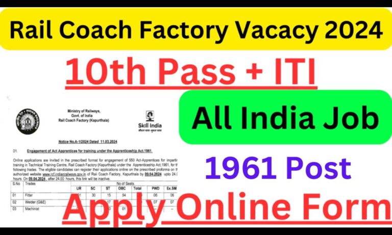 Railway ICF Apprentice Bharti 2024