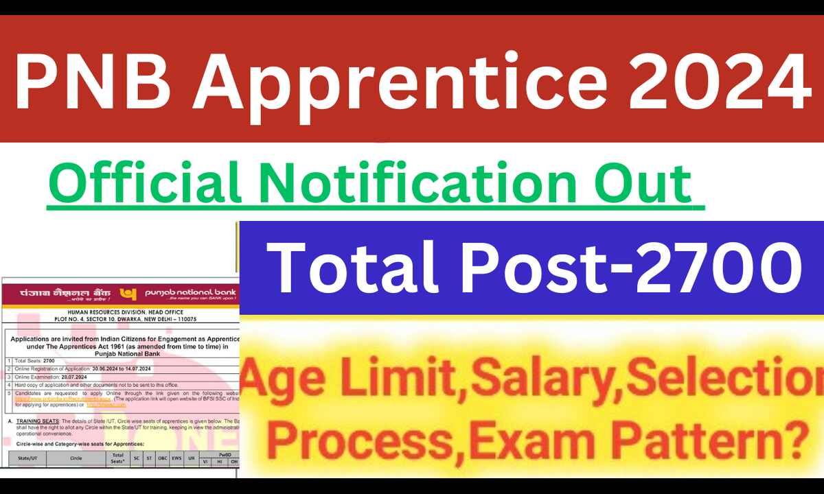 PNB Apprentice Recruitment 2024