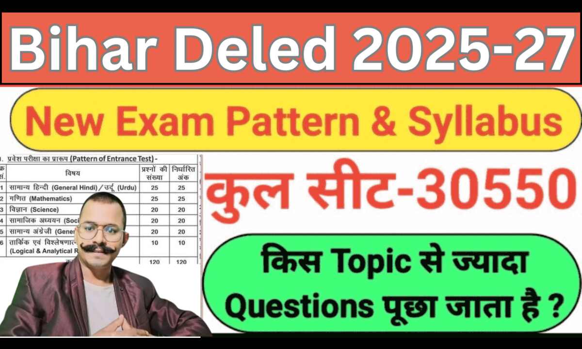 Bihar Deled Syllabus 2025 PDF Download