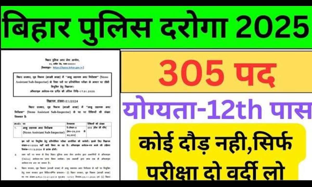 Bihar Police ASI Online Form 2024