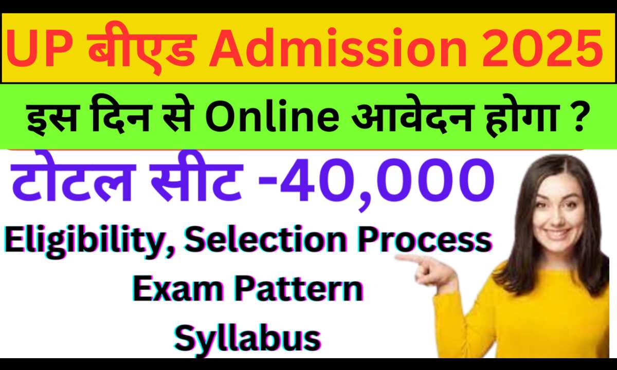 UP BED Admission 2025